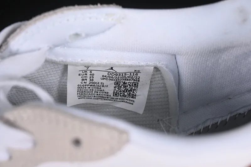 All categories Air Jordan Jordan series basketball shoes Air Jordan 1 Low Air Jordan 1 Low Golf AJ1 Joe 1 new golf version white gray gold color DD9315-116